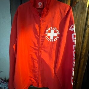 Red Alvin's Island Lifeguard Jacket